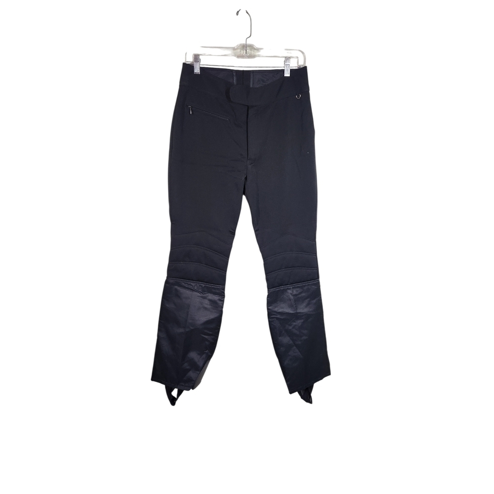 VTG ROFFE JETT BLACK SNOWBOARD SK PANTS 4160 STIRRUP  BOTTOMS Sz 32